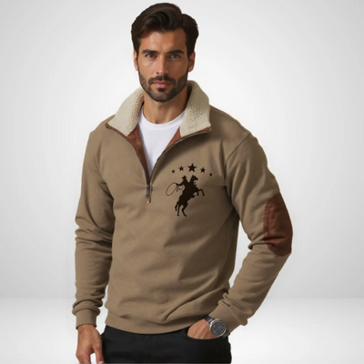 ALFRED | HANDGEFERTIGTES SWEATSHIRT MIT WESTERN-CHARME