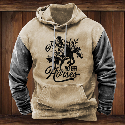 LENNART | HOODIE AUS QUALITÄTSMATERIAL IM WESTERN-LOOK