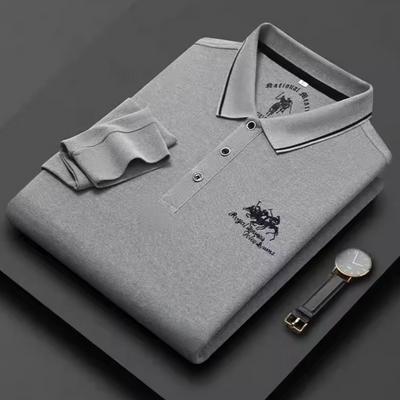 ERNST | ELEGANTES HERREN-POLO MIT BESTICKUNG