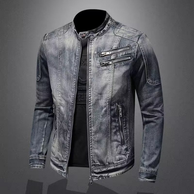 TOBIAS | DENIM-BIKERJACKE