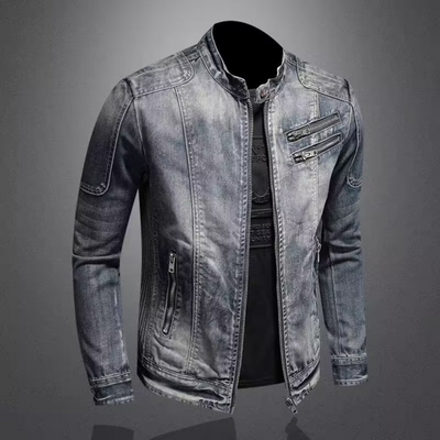 TOBIAS | DENIM-BIKERJACKE