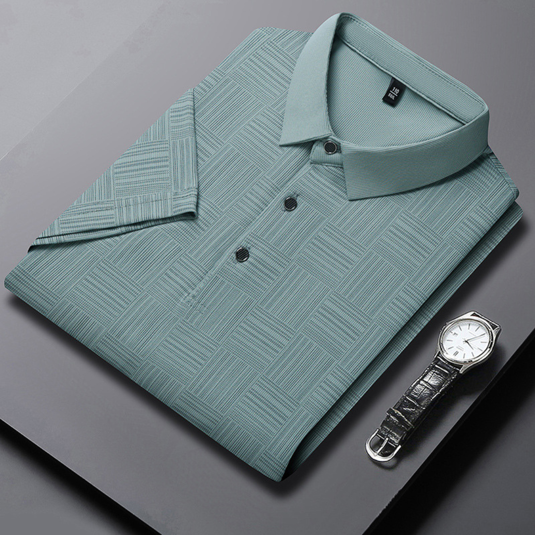 HORST | LUXUS-POLO MIT JACQUARD-GEWEBE