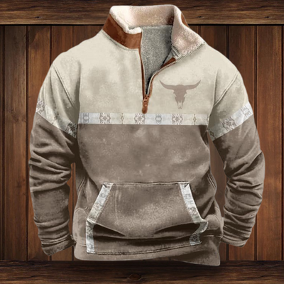 WOLFGANG | SWEATSHIRT AUS QUALITÄTSMATERIAL MIT WESTERN-STIL