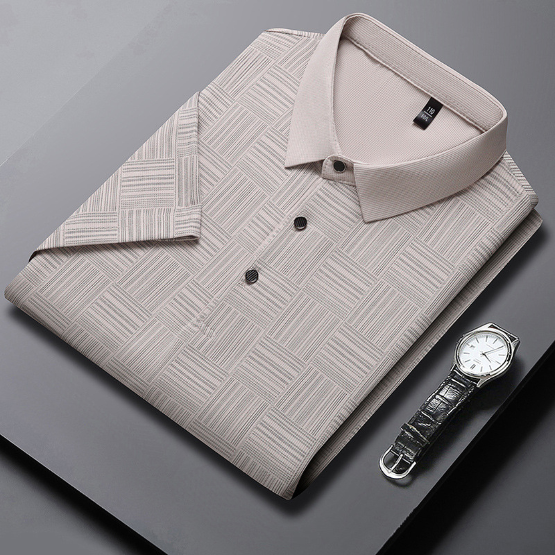 HORST | LUXUS-POLO MIT JACQUARD-GEWEBE