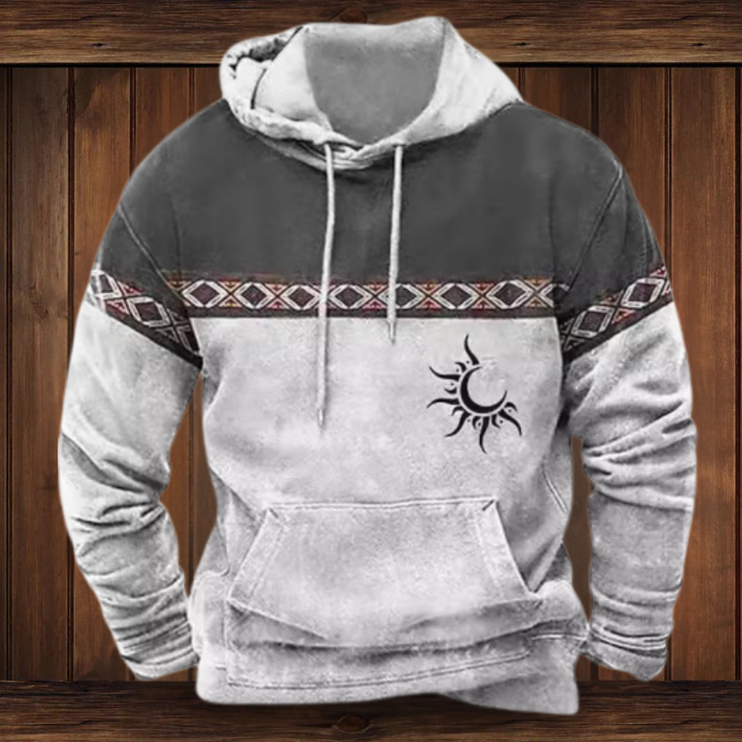 ERWIN | HOODIE AUS QUALITÄTSMATERIAL IM WESTERN-STIL