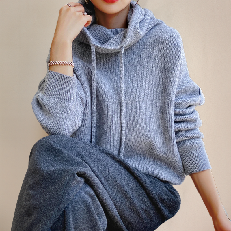 GRACE | CHIC CASHMERE HOODIE AUS PREMIUM-MATERIAL